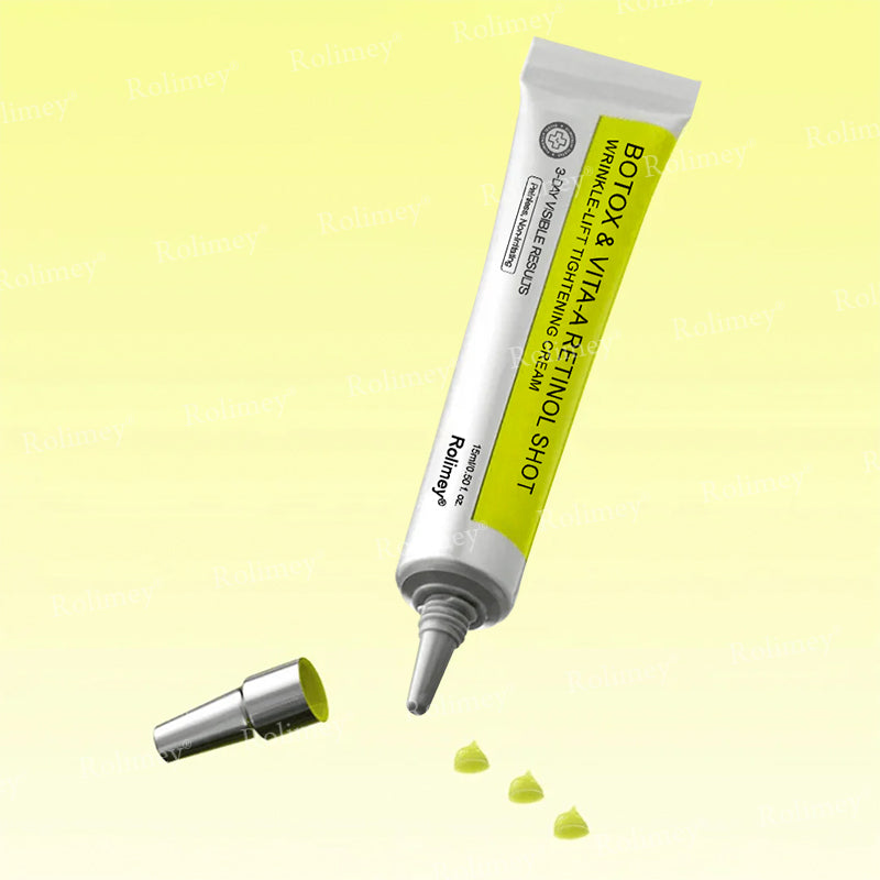 ✨👨‍⚕️Made and shipped from the USA 💫Rolimey® Botox & Vita-A Retinol Shot Wrinkle-Lift Tightening cream - Last Day Promotion 70% OFF