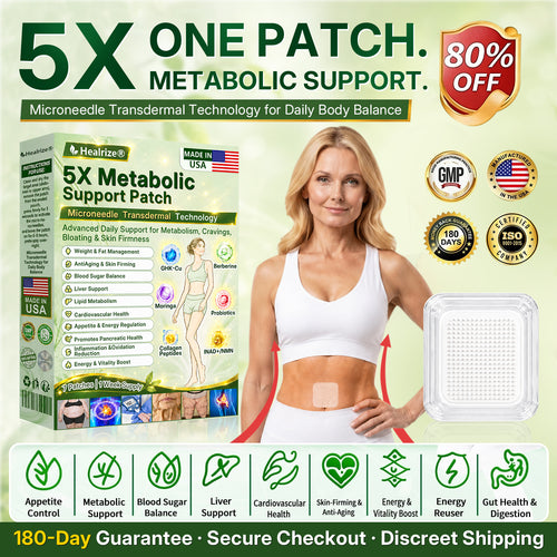 [2026 New & Upgraded: 80% OFF] ✅ Healrize® Lymphatic Drainage Slimming💎 Nano-Microneedle Patch: Advanced transdermal patch designed to support fat metabolism, appetite control, lymphatic flow, and firmer-looking skin — without pills, injections🏆