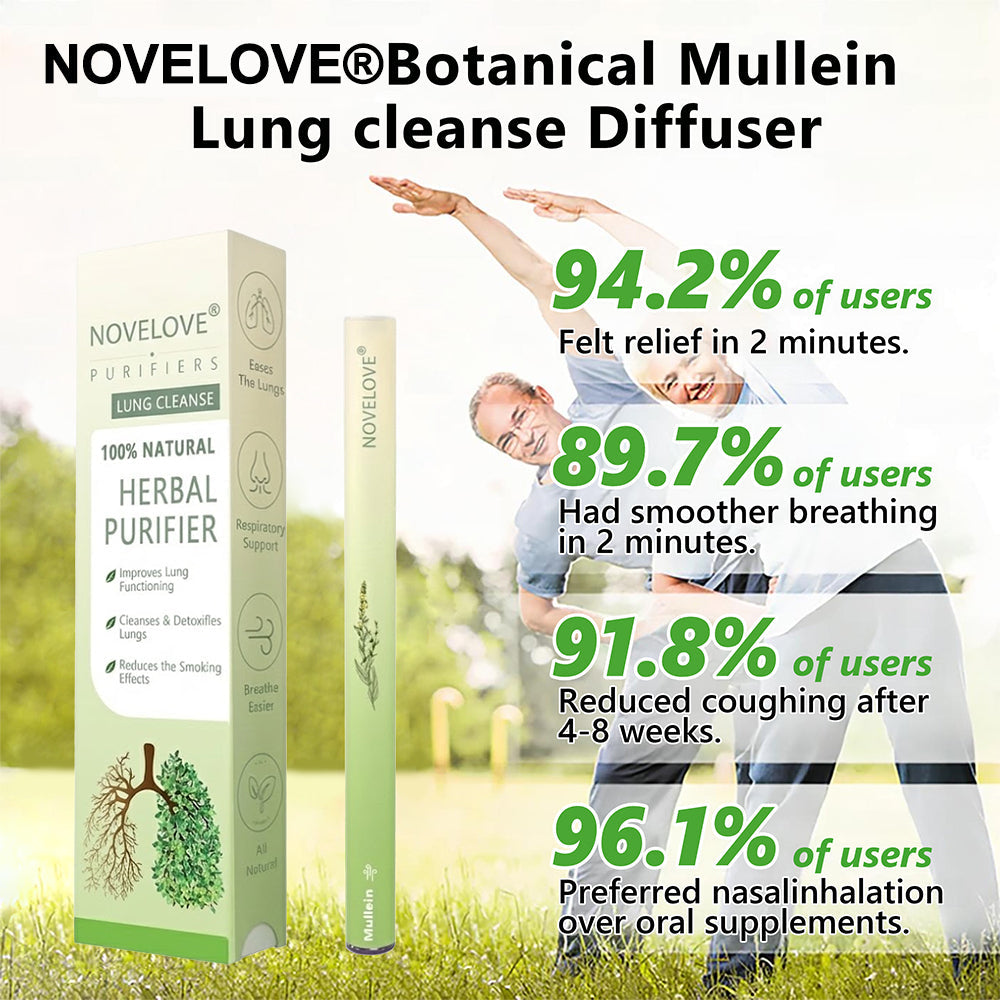 𝐔𝐒 𝐎𝐰𝐧𝐞𝐝 𝐚𝐧𝐝 𝐎𝐩𝐞𝐫𝐚𝐭𝐞𝐝✅ NOVELOVE® 𝐁𝐨𝐭𝐚𝐧𝐢𝐜𝐚𝐥 𝐌𝐮𝐥𝐥𝐞𝐢𝐧 𝐋𝐮𝐧𝐠 𝐂𝐥𝐞𝐚𝐧𝐬𝐞 𝐃𝐢𝐟𝐟𝐮𝐬𝐞𝐫(🫁Cough, Pharyngitis, shortness of breath, sputum, stuffy nose, bronchitis, bronchitis, allergy symptoms, lung discomfort)5🌈