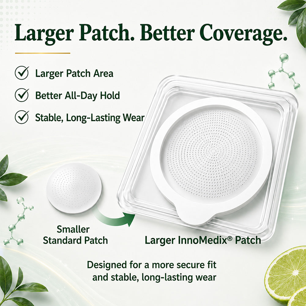 InnoMedix® Moringa Berberine x NAD+ 20-IN-1 Advanced Nano Microneedle Patch( 𝐉𝐮𝐬𝐭 𝐨𝐧𝐜𝐞 𝐚 𝐝𝐚𝐲, 𝐯𝐢𝐬𝐢𝐛𝐥𝐞 𝐜𝐡𝐚𝐧𝐠𝐞𝐬 𝐢𝐧 𝟕 𝐝𝐚𝐲𝐬)