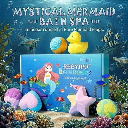 🔥 Limited Time – Save 70% Today🏆Gentle Kids Bath Bomb Set – Food-Grade Colors, Surprise Toys & Fun Bath Time Adventures