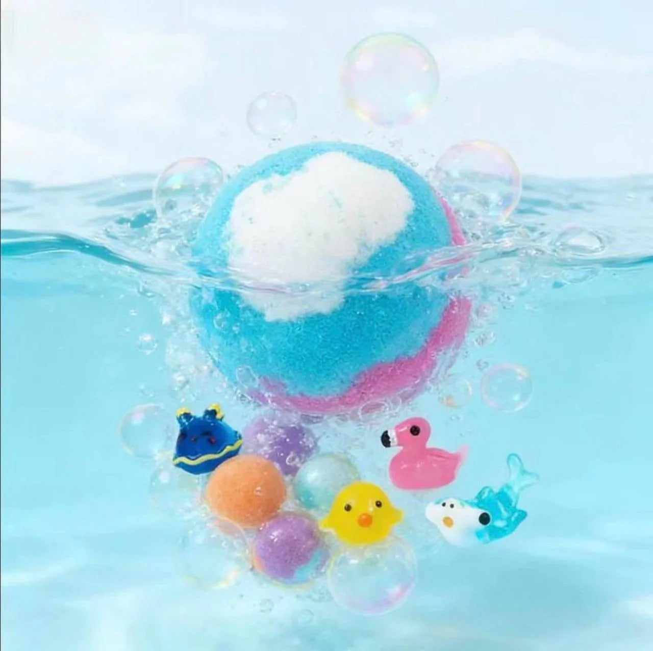 🔥 Limited Time – Save 70% Today🏆Gentle Kids Bath Bomb Set – Food-Grade Colors, Surprise Toys & Fun Bath Time Adventures