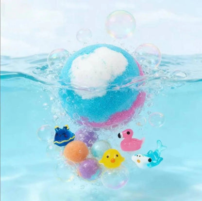 🔥 Limited Time – Save 70% Today🏆Gentle Kids Bath Bomb Set – Food-Grade Colors, Surprise Toys & Fun Bath Time Adventures