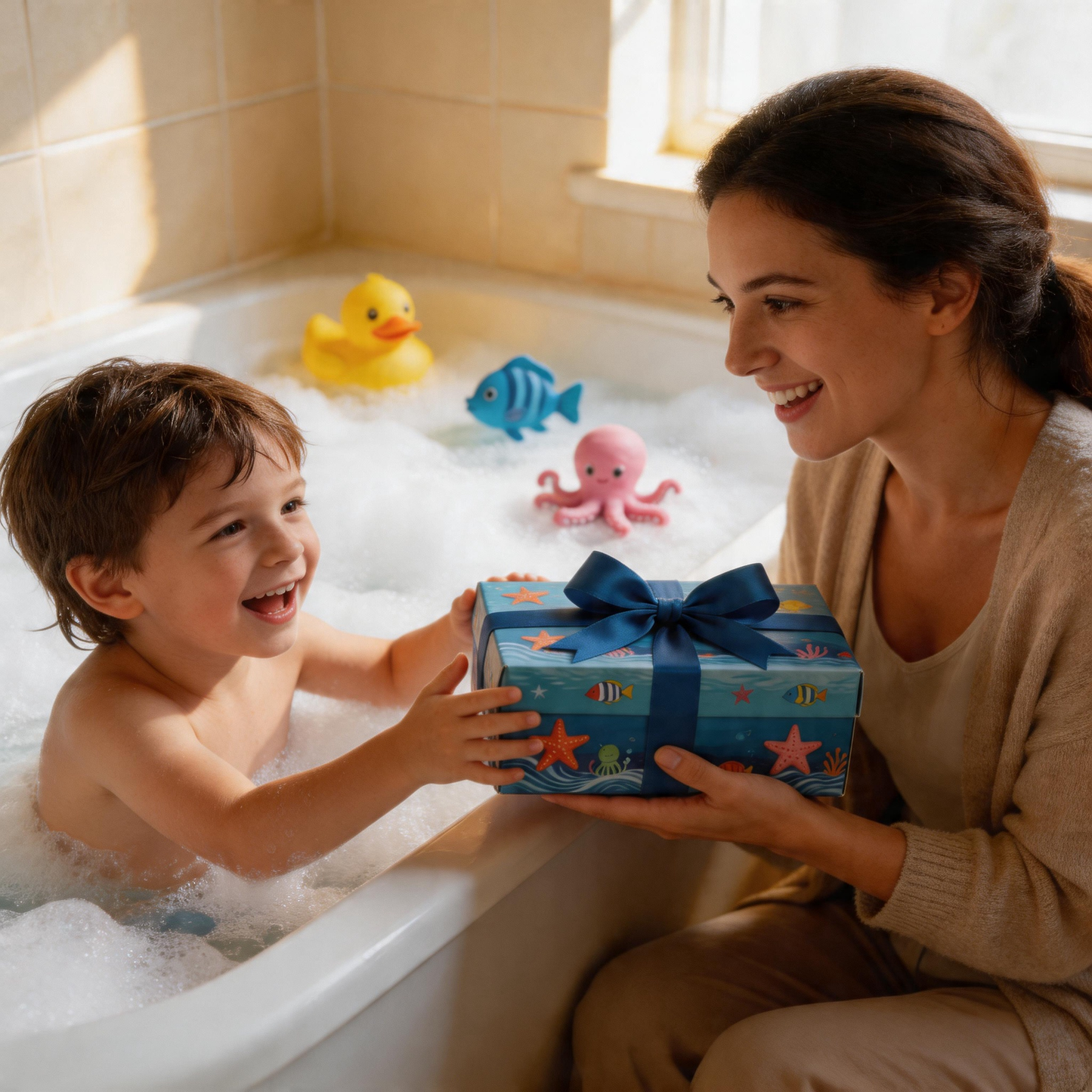 🔥 Limited Time – Save 70% Today🏆Gentle Kids Bath Bomb Set – Food-Grade Colors, Surprise Toys & Fun Bath Time Adventures